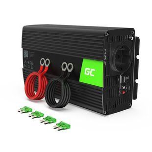 Инвертор Green Cell&reg; Car Power Inverter Converter 12V to 230V 1000W/2000W Pure sine INV09
