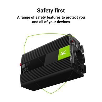 Інвертор Green Cell&reg; Car Power Inverter Converter 12V to 230V 1000W/2000W Pure sine INV09