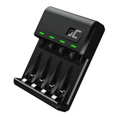 Зарядний пристрій GreenCell VitalCharger Ni-MH with Micro USB and USB-C port для акумуляторів AA, AAA (GRADGC01) GRADGC01