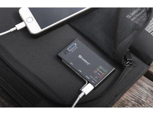 Солнечная панель Sandberg Solar Charger 21W 2xUSB USB-C 420-55