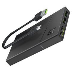 УМБ GreenCell GC PowerPlay10S 10000мАг fast charging 2x USB Ultra Charge and 2x USB-C Power Delivery 18W (PBGC02S) PBGC02S