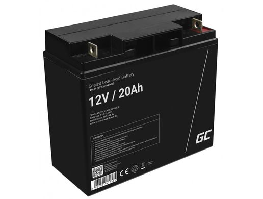 Аккумуляторная батарея Green Cell AGM 12V 20Ah VRLA Battery, AGM10 AGM10