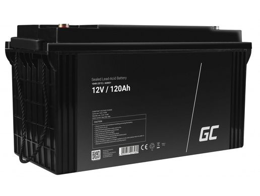 Аккумуляторная батарея Green Cell AGM 12V 120Ah VRLA Battery, AGM31 AGM31