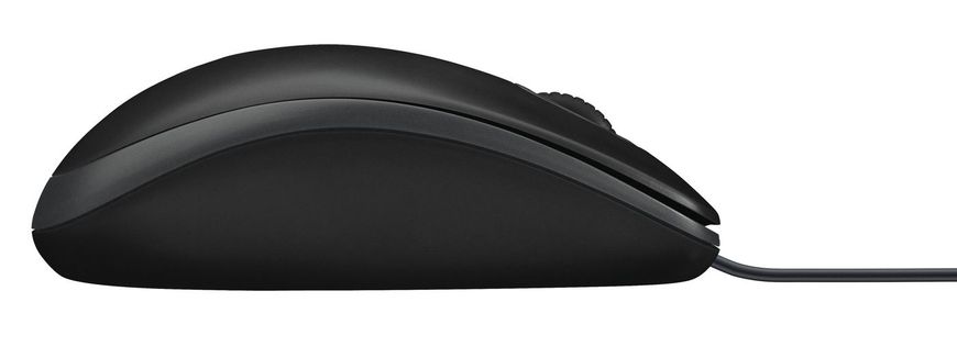 Мишка Logitech B100 Optical USB Mouse for Business, USB Type-A, Black, 910-003357